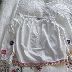 Madewell off the shoulder top